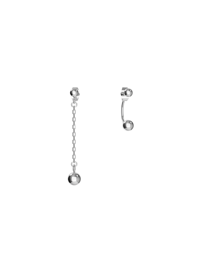 mismatched Jules earrings sterling silver